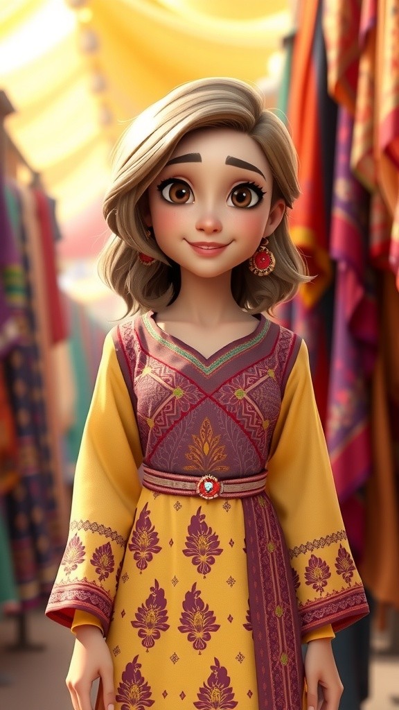 چینی لڑکی کا پاکستانی لباس