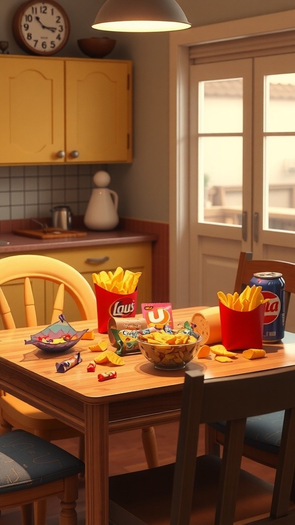 Junk Food Frenzy: A Girl's Stomachache Story