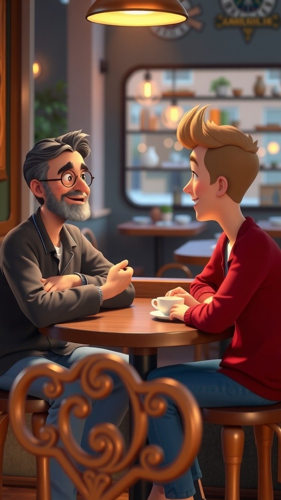 Ordinary Friends, Hidden Wealth: A Cafe Encounter