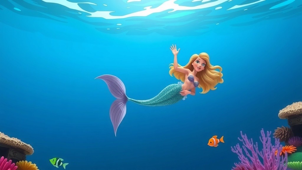 The Captured Mermaid