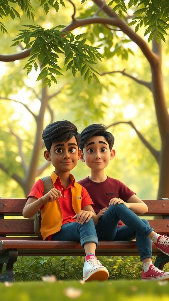 Faisal and Sharjeel's Park Adventure