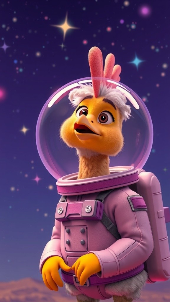 Cluck the Chicken's Cosmic Adventure!