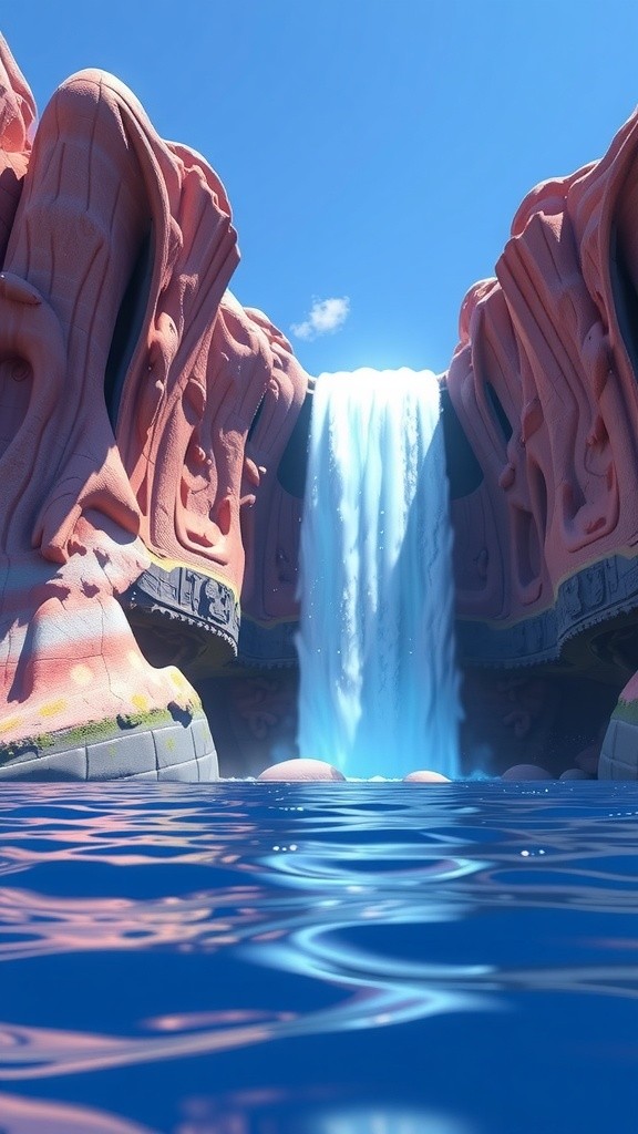 Air Terjun Rahasia di Samudra Atlantik