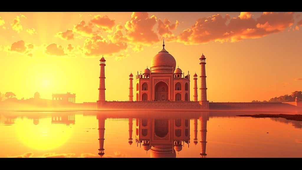 REPLICA OF THE TAJ MAHAL