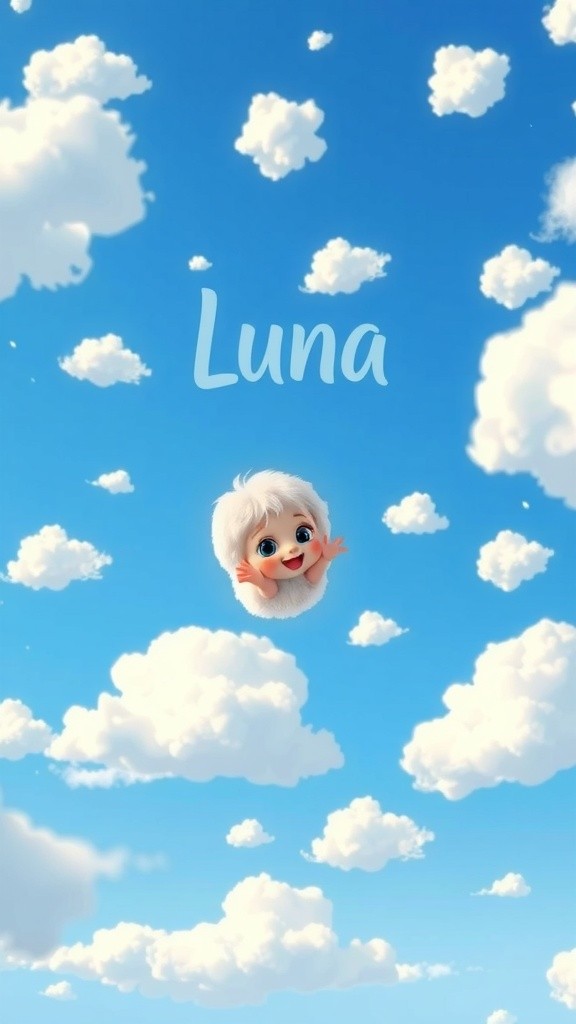 Luna the Little Cloud's Big Decision