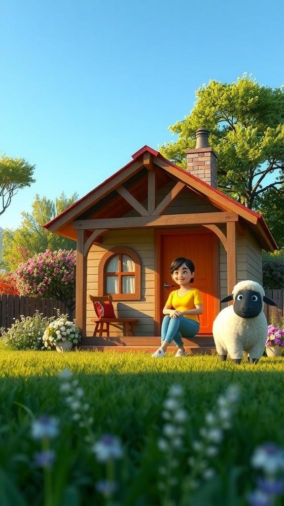 The Sheep Baby and Grandma's Adventure