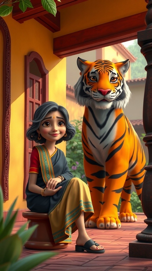 Dadi Maa aur Sher ka Dosti