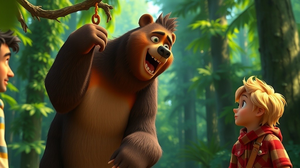 The Bear and the Two Friends: A Lesson in True Friendship