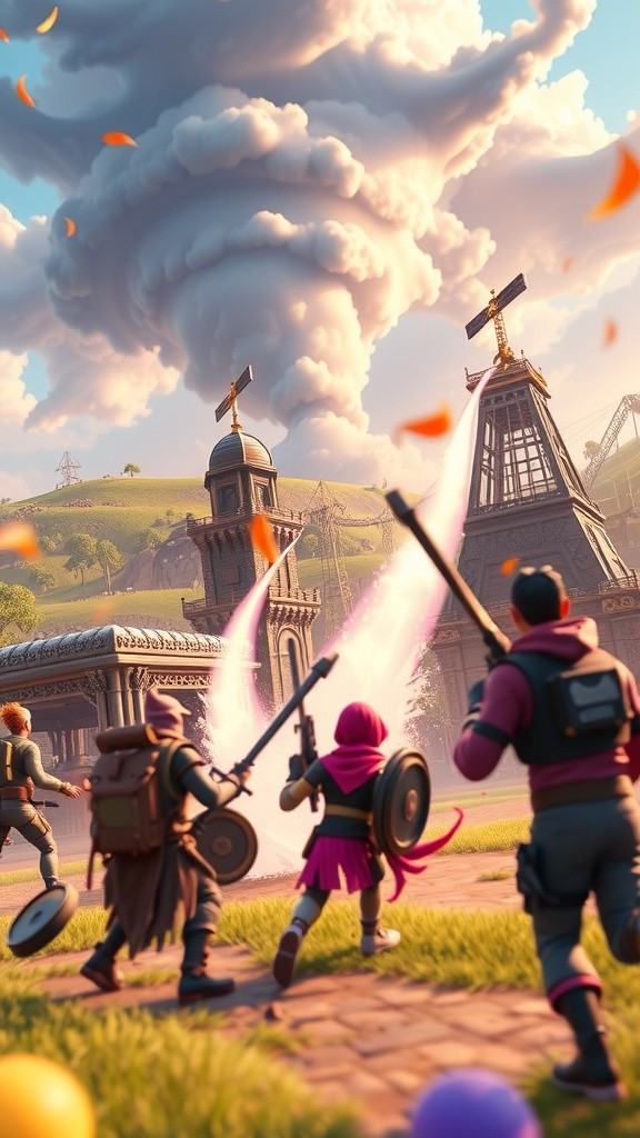 Fortnite Showdown: Escape the Storm