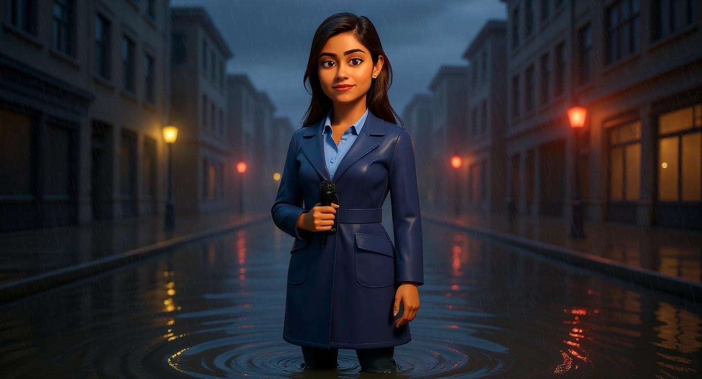 Reporter ki Pani mein Girne ki Kahani