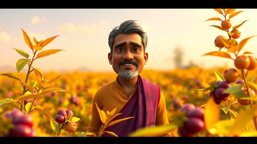 किसान और बंदरों की कहानी
