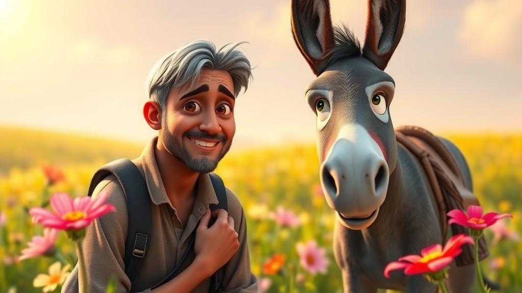 The Clever Donkey and the Merchant