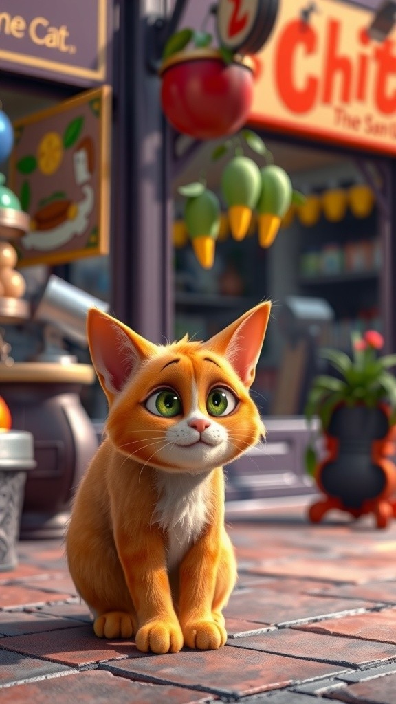 A Cat's Plea for Food and Help
