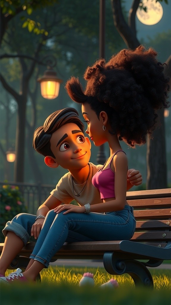 Eko dan Rani: Romansa Lucu di Taman