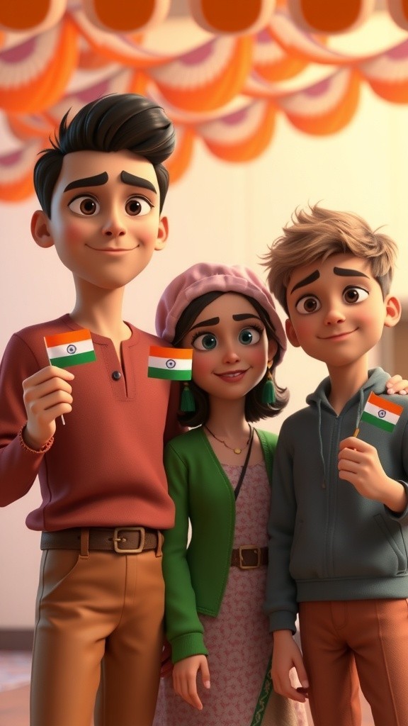 पहला स्वतंत्रता दिवस: चार दोस्तों की ख़ास यादें