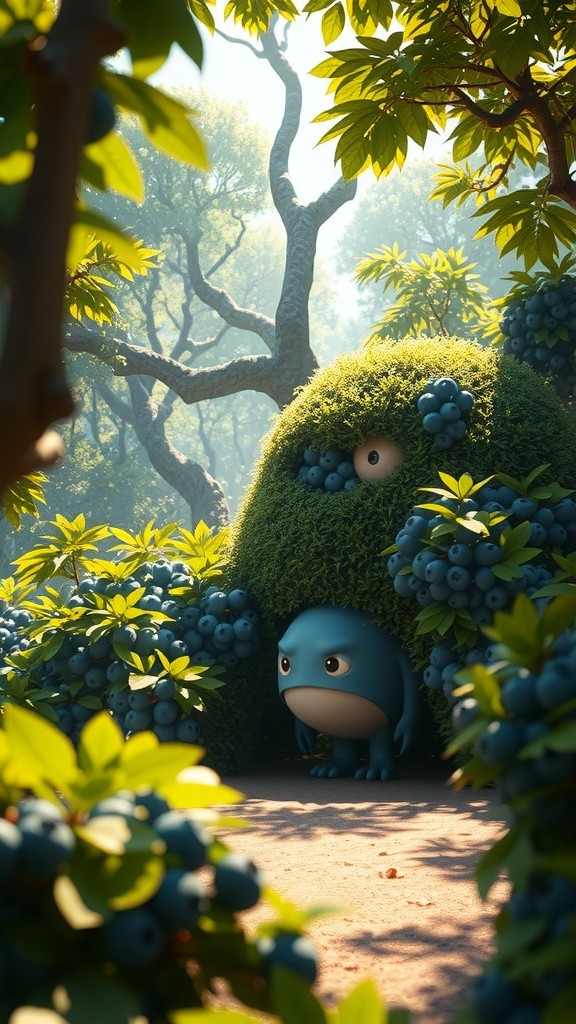 Petualangan Lila dan Leo dengan Monster Blueberry