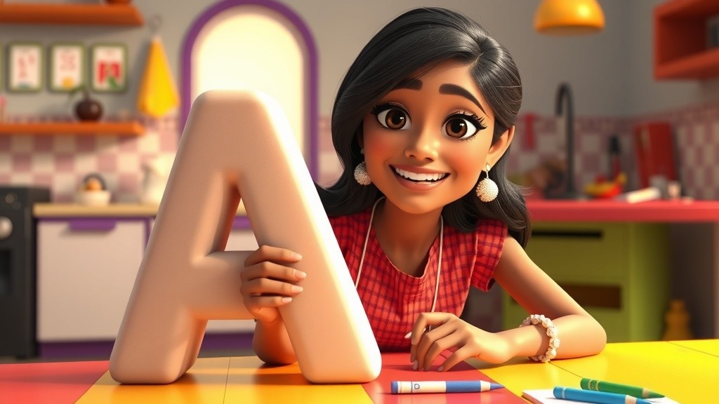 Alphabet Fun and Crafting with Ananya!