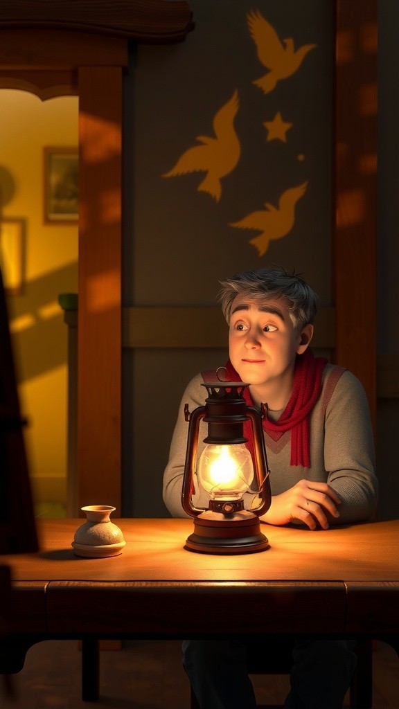 Fading Glow: The Tale of Arman's Lantern