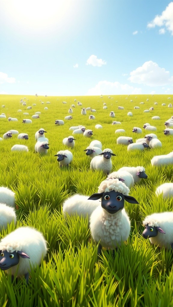 Baa Baa Black Sheep in the Fields