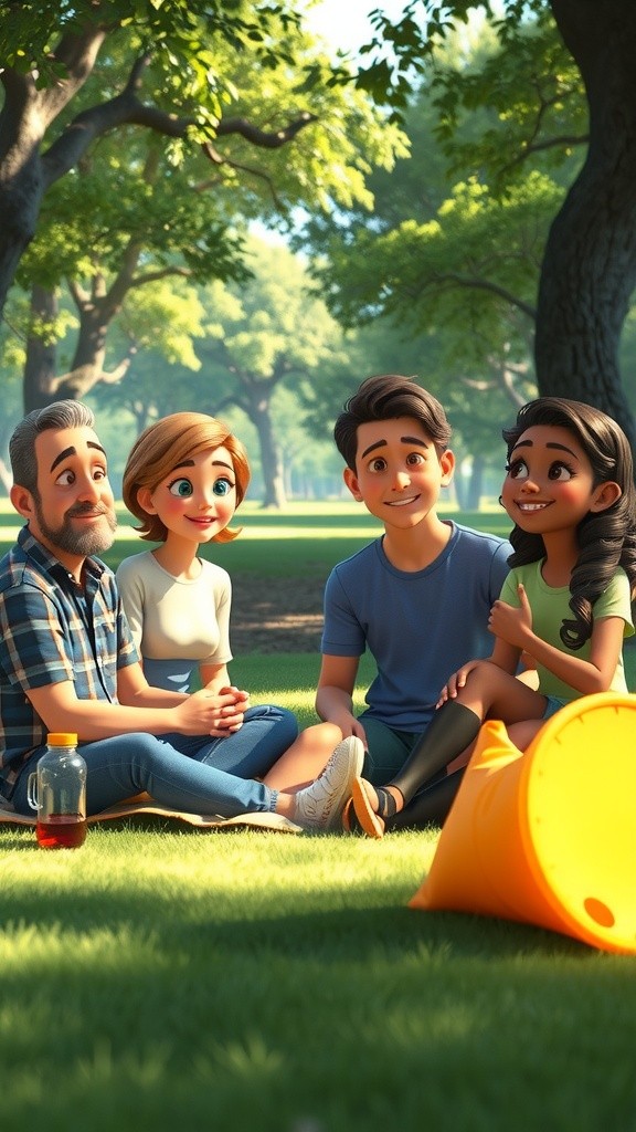 Amussed Times in the Park with My Children