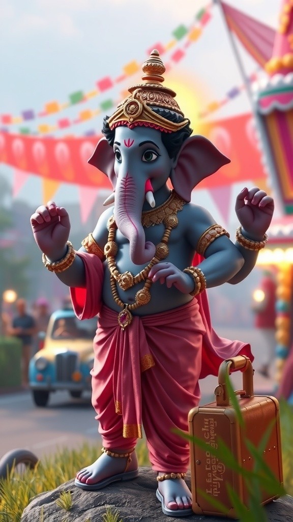 Ganesh Chaturthi Celebration: A Joyful Arrival!