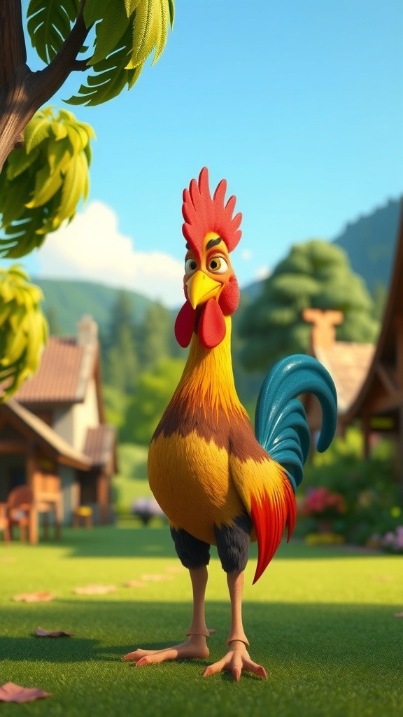 Ayam Alarm: Cerita Humor tentang Gagah Si Ayam Jago