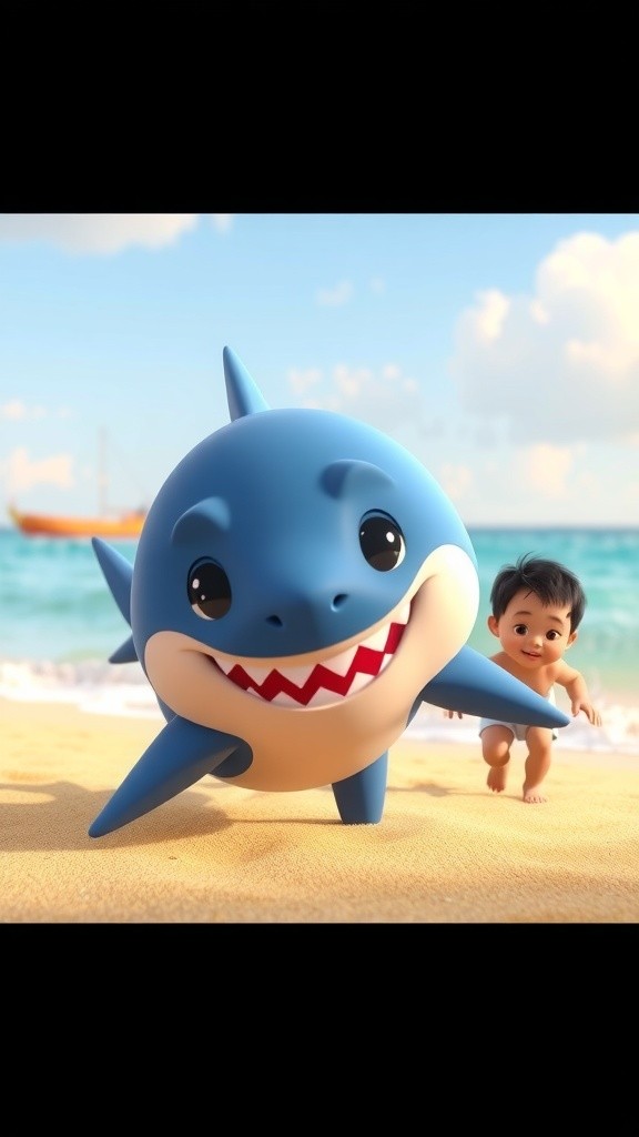 Lilly and the Baby Shark's Beach Ball Adventure