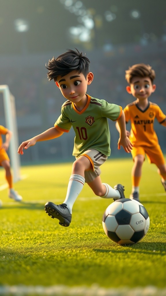 Mickey's Winning Goal in the Final Moments