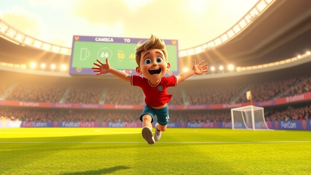 Mickey's Winning Goal in the Final Moments