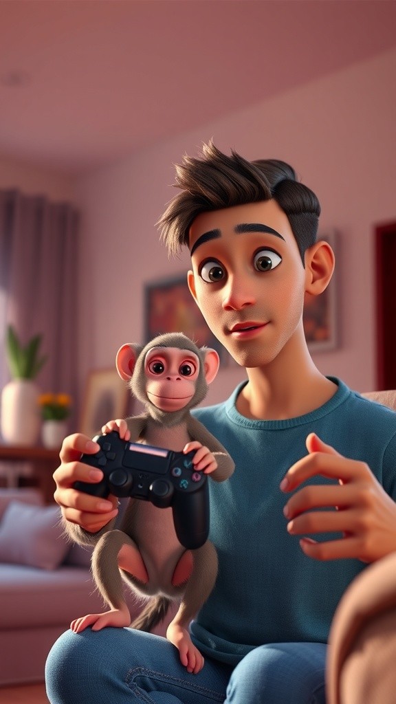 Monkey's Epic Gaming Win!