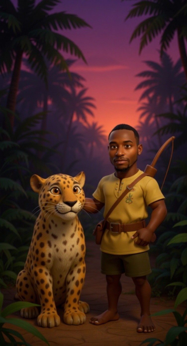 The Hunter and the Talking Leopard