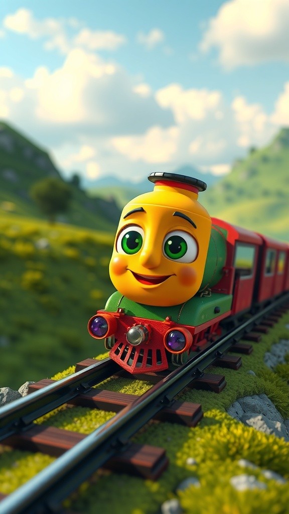 Chhuk Chhuk's Colorful Journey of Joy and Discovery