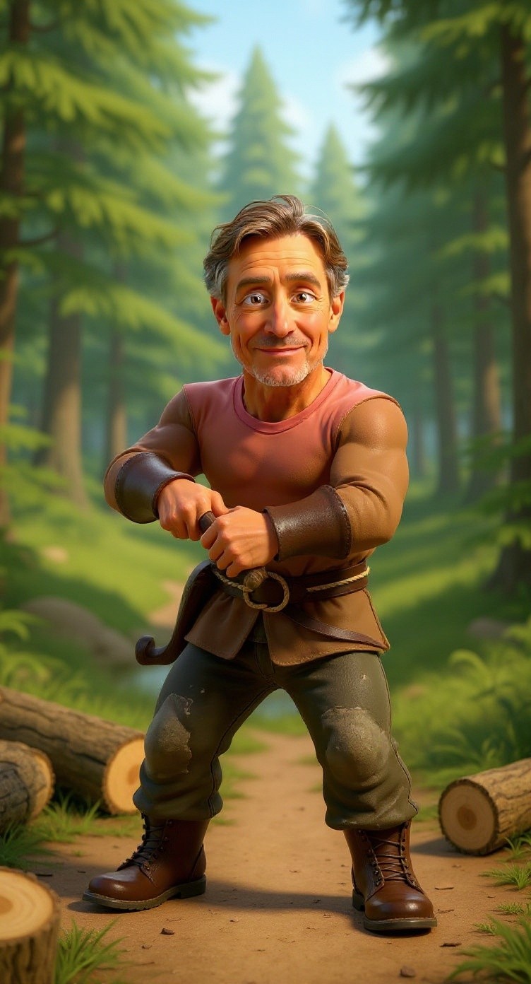 The Honest Woodcutter and the Spirit