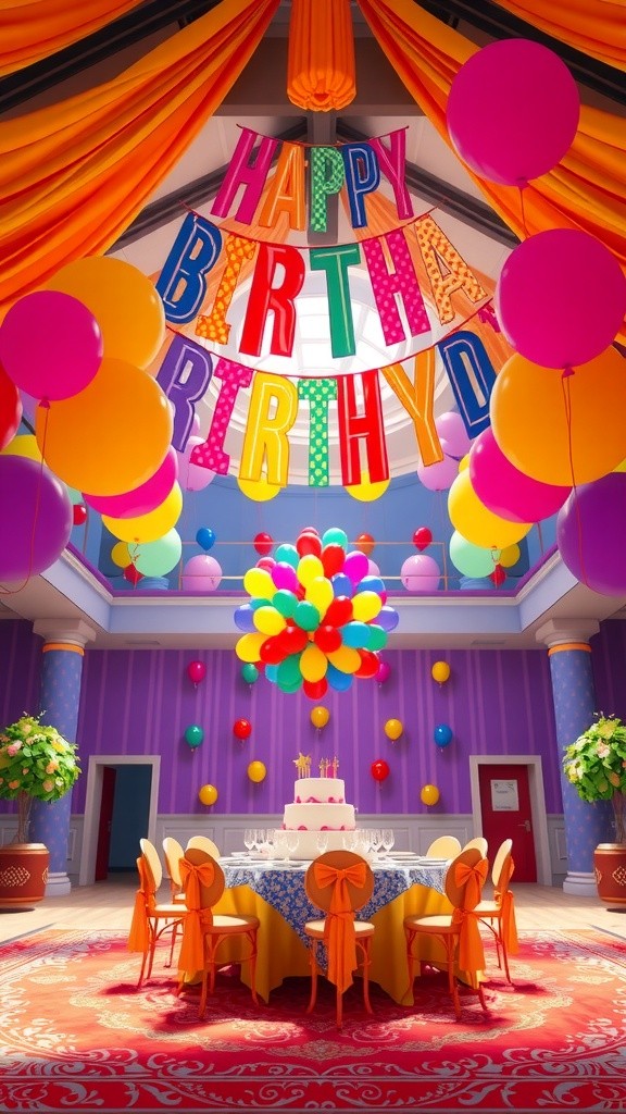 Princess Talia's Colorful Birthday Celebration