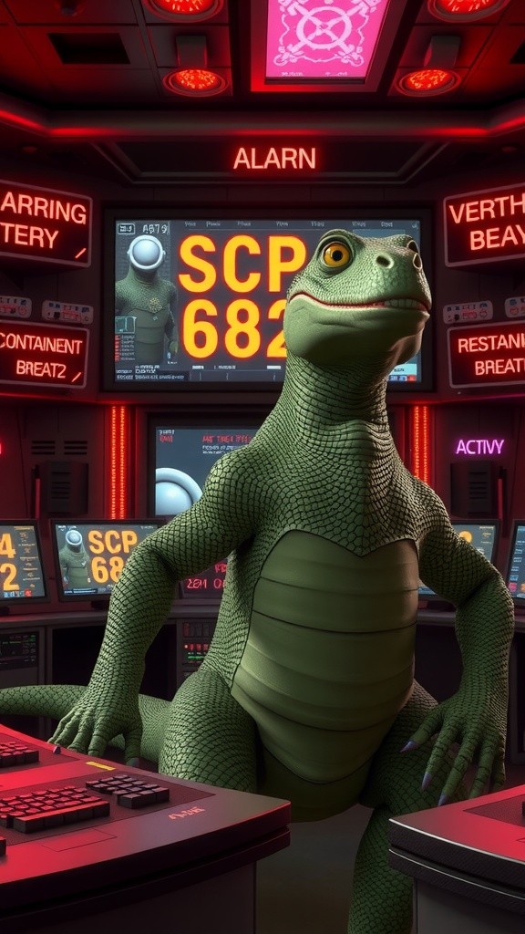SCP-682: The Unkillable Monster's Escape!