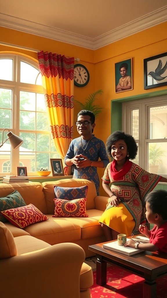 Joyful Moments: A Nigerian Mother and Daughter Celebration