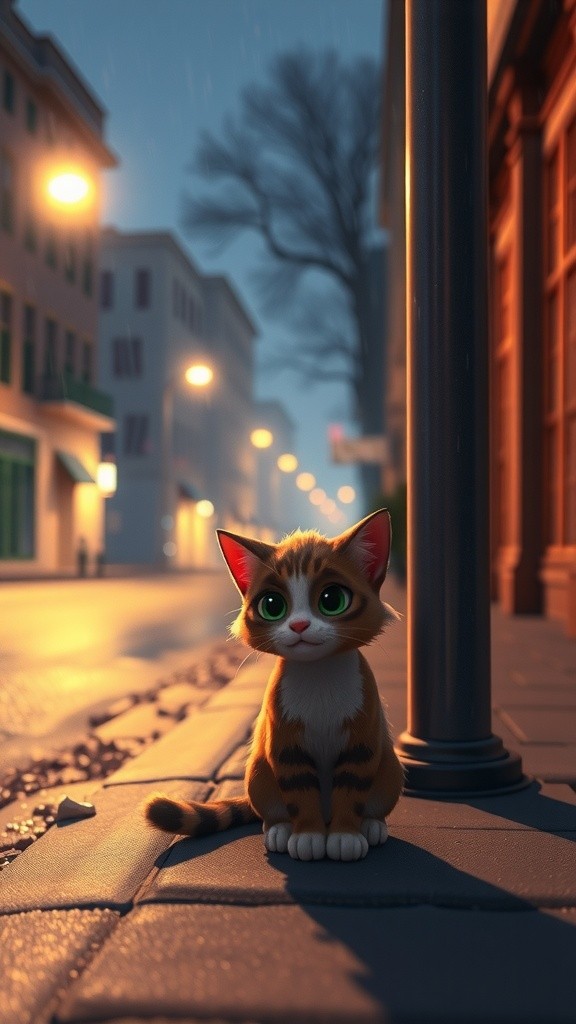 A Stray Cat's Journey to Belonging