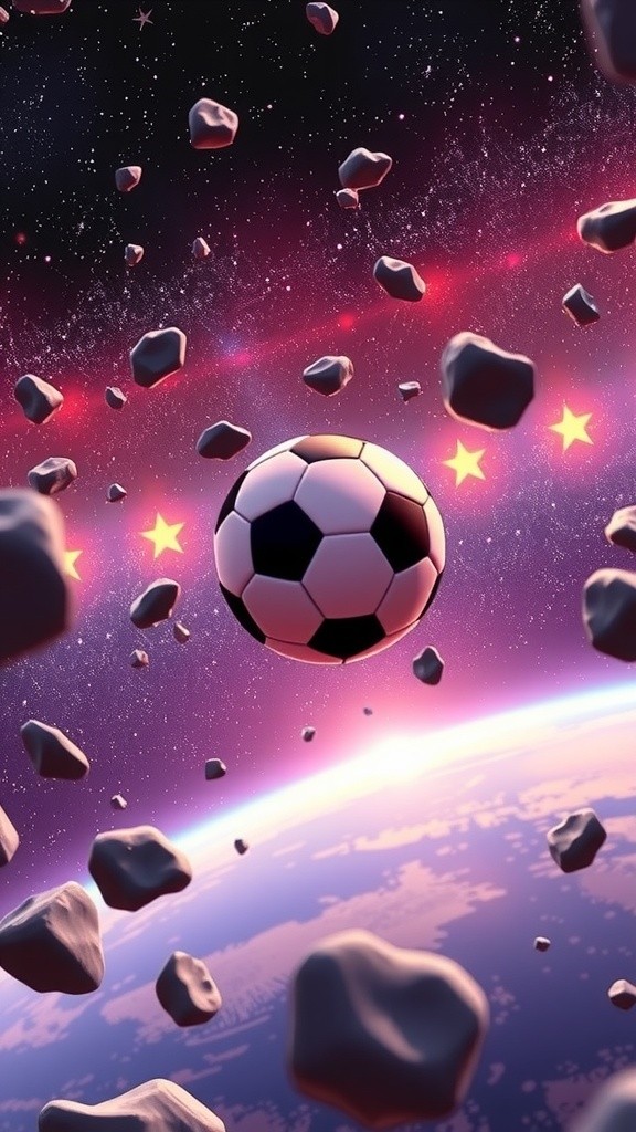 Galactic Showdown: Football in Zero Gravity!
