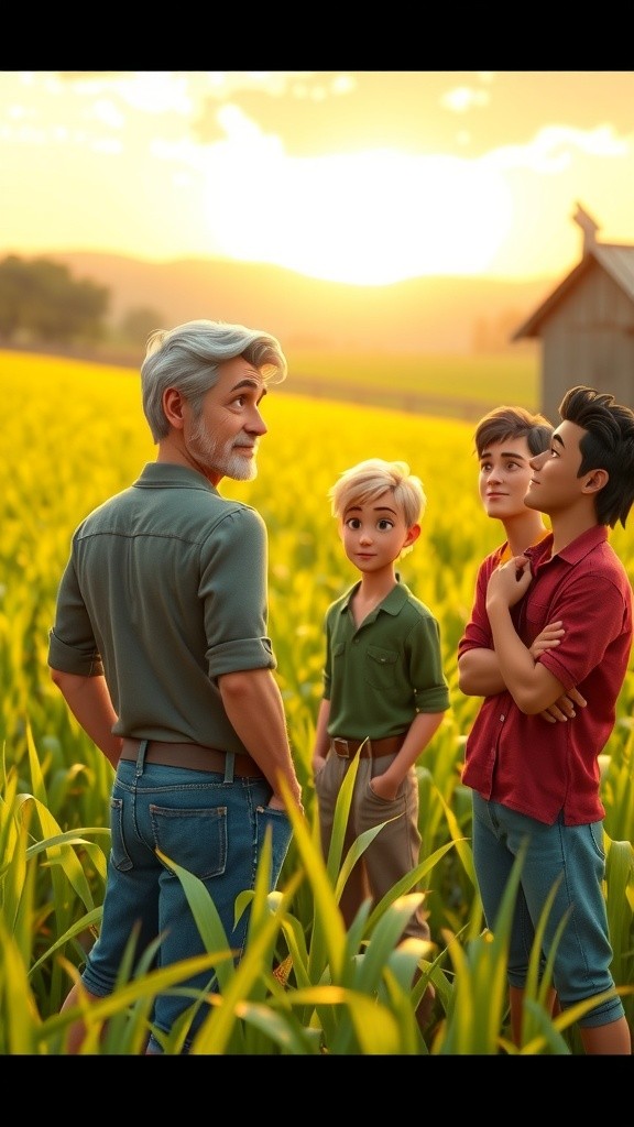 The Farmer and His Sons: Strength in Unity
