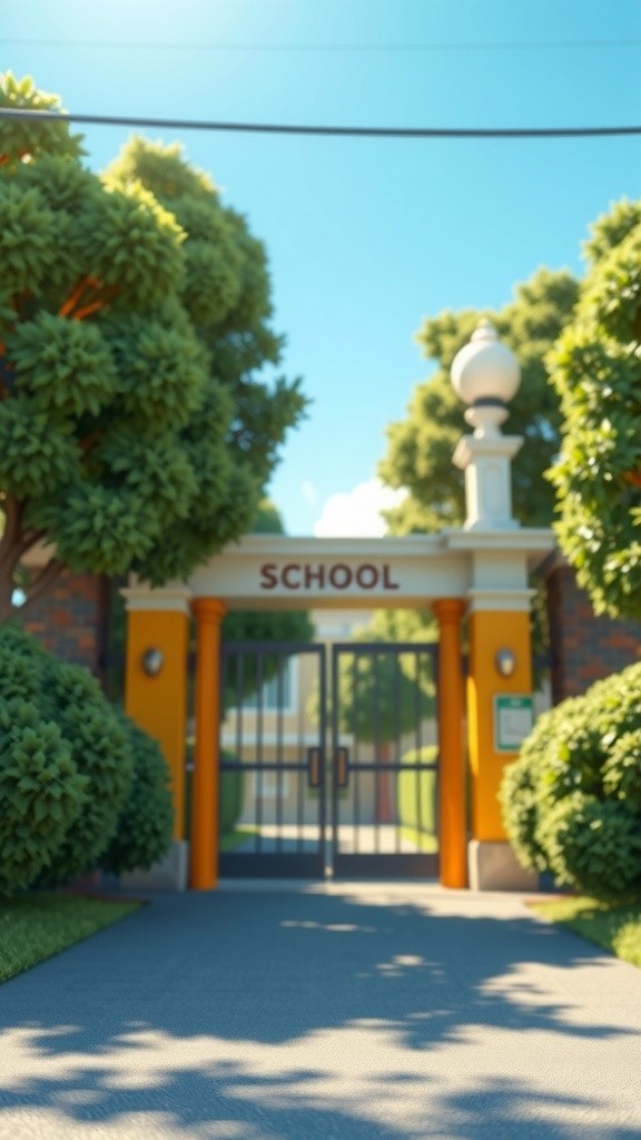A Cheerful Day at School
