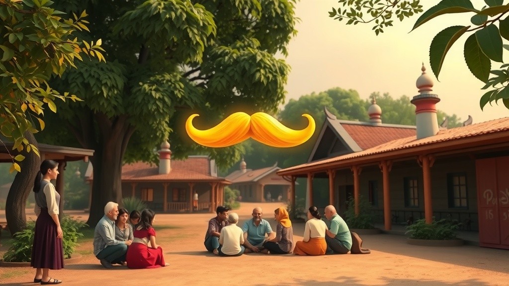 बनवारी चाचा की जादुई मूँछें