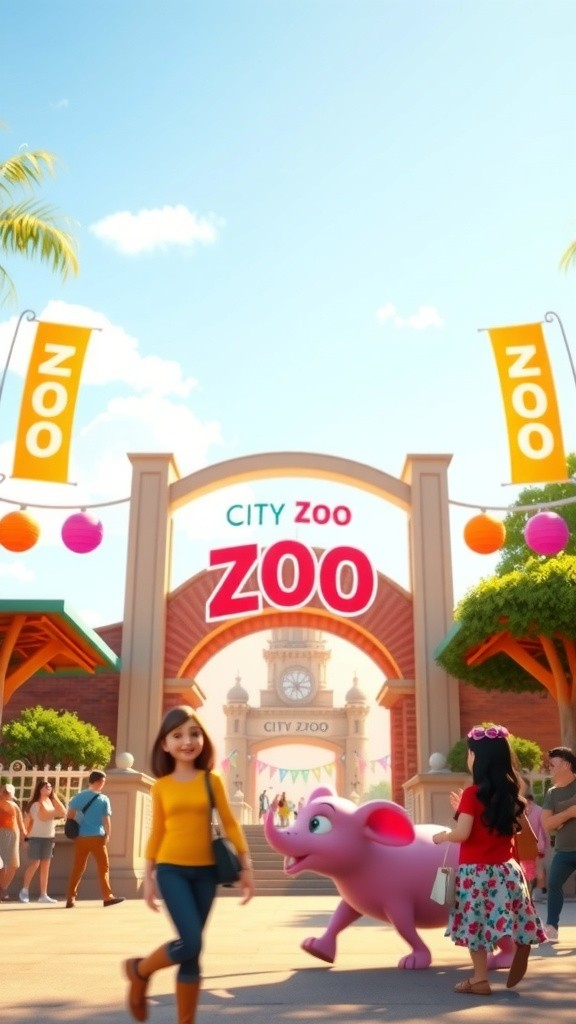 Ronaldo and Messi Explore the Zoo