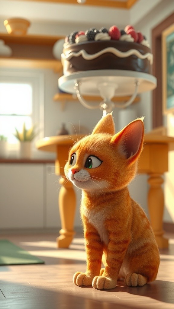 مغامرات القط غوليان وكعكة الشوكولاتة العملاقة