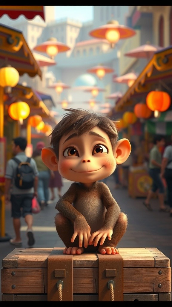 A Poor Monkey Dancing