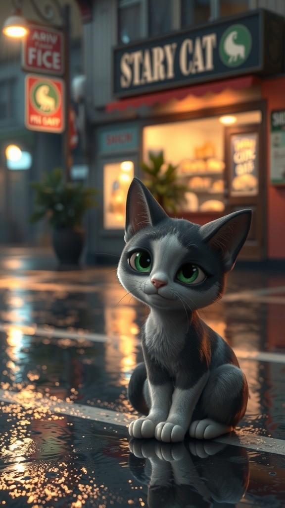A Kind Heart: The Stray Cat's Journey