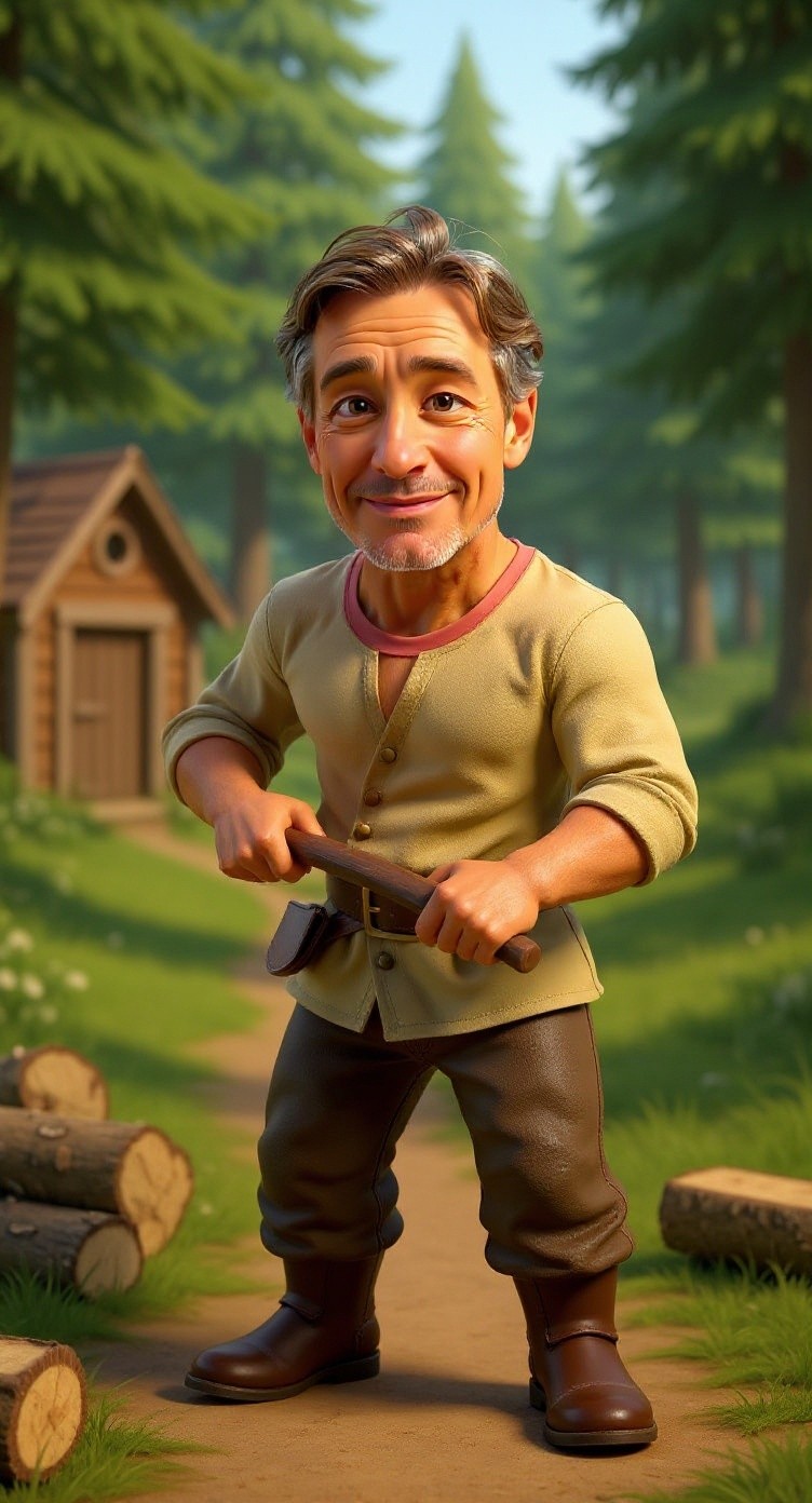 The Honest Woodcutter and the Spirit's Reward