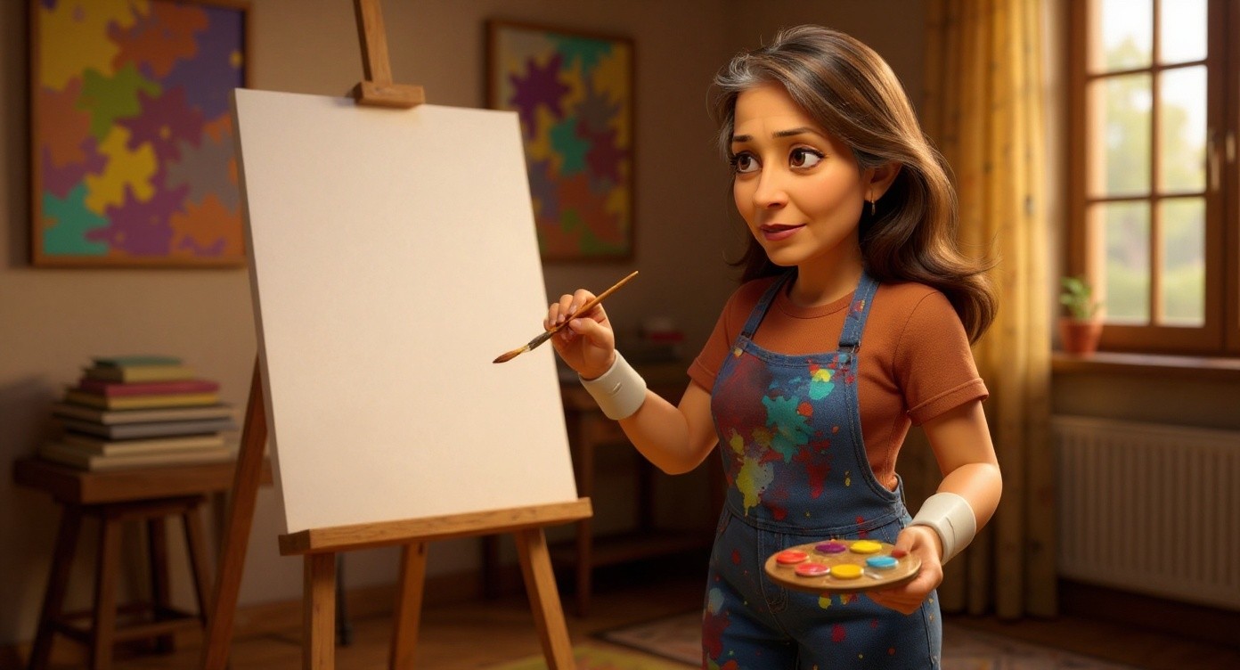 Anya's Artistic Resilience