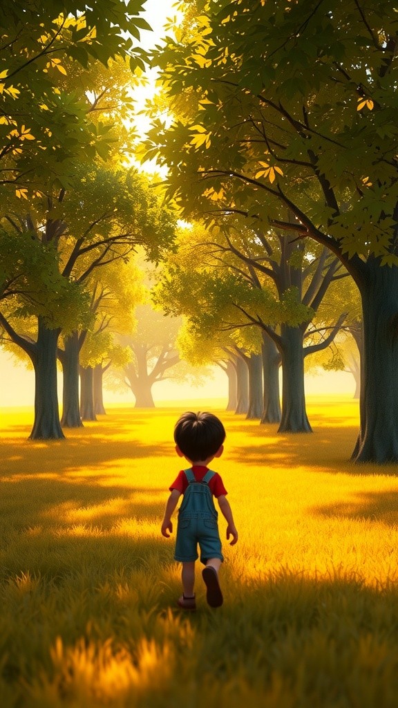 A Boy Walking