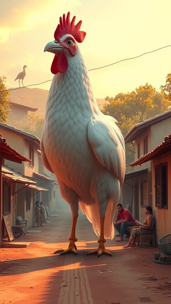 किसान और सोने का अंडा देने वाली मुर्गी