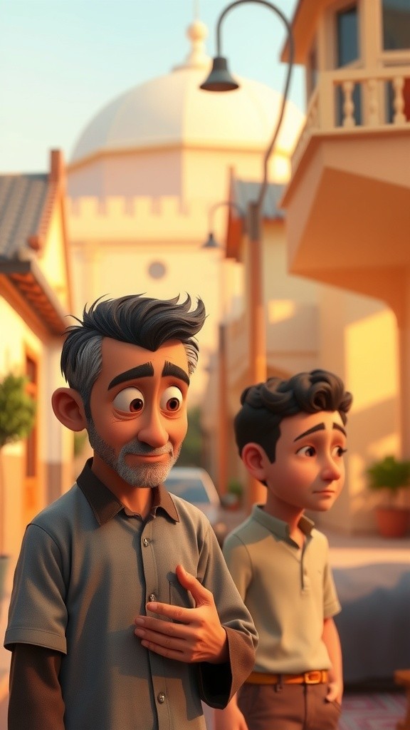 حوار حول أهمية الصلاة بين الأب والابن